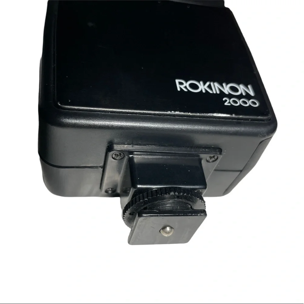 🔥 Vintage ROKINON 2000 Flash Mount Untested / For Parts / As Is 🔥